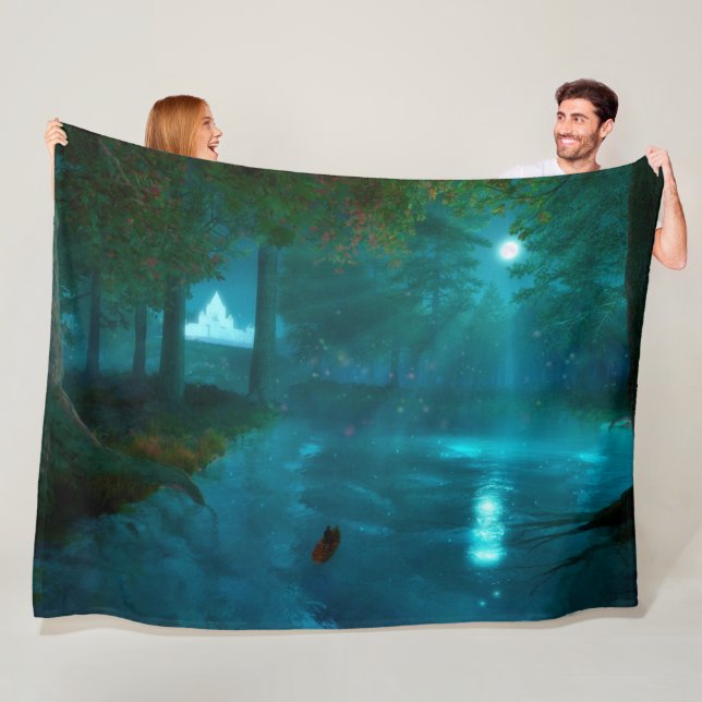 Couverture Polaire Phantastes : Au Fairy Palace Fleece Blanket (En situation)