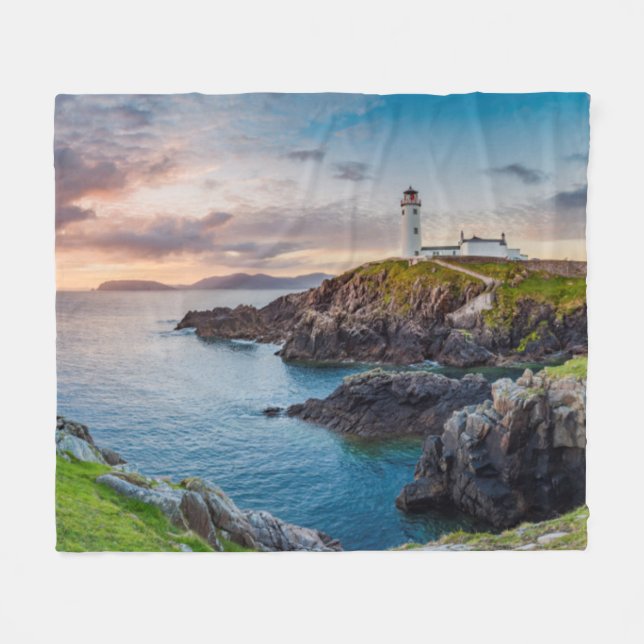 Couverture Polaire Phare principal | le Donegal, Irlande de Fanad (Devant (Horizontal))