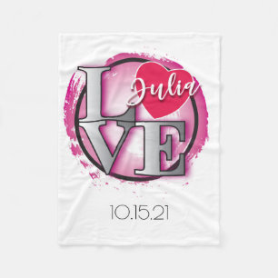 Couverture Polaire Philadelphia Love Blanket Bat mitzvah cadeau