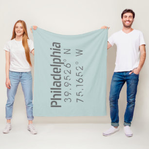 Couverture Polaire Philadelphie Longitude Latitude