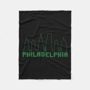 Couverture Polaire Philadelphie Skyline Centre-ville Cityscape Brothe