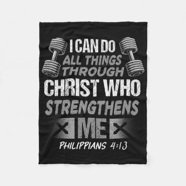 Couverture Polaire Philippiens 413 Christian Jesus Bodybuilding Peser (Devant)