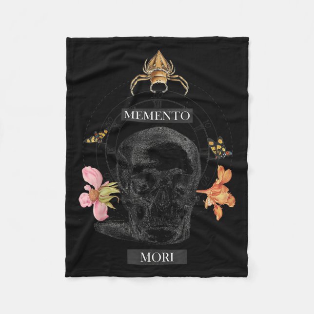 Couverture Polaire Philosophe philosophique de Memento Mori (Devant)