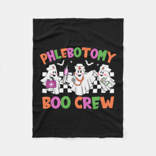 Couverture Polaire Phlebotomie Boo Crew Phlebotomist Halloween Costum