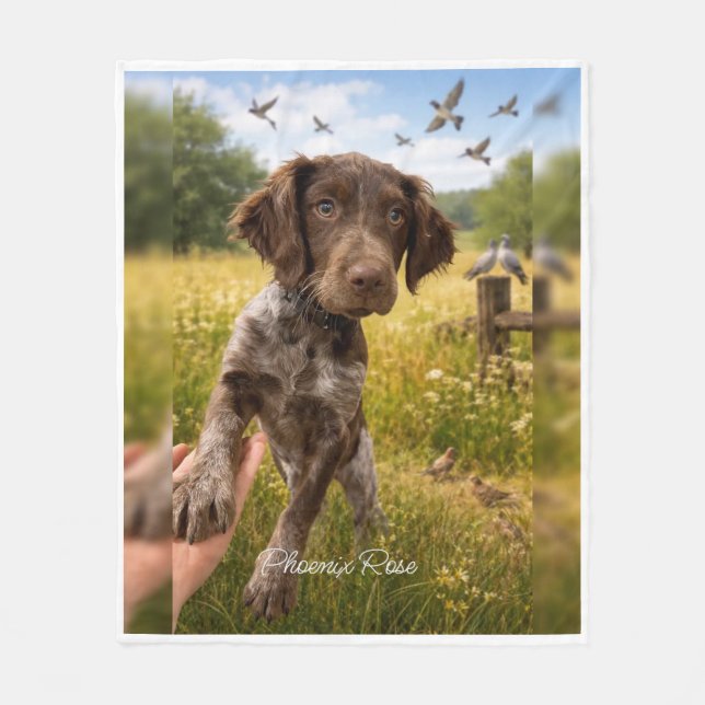 Couverture Polaire Phoenix Rose, Forever Loyal Sherpa Throw Blanket (Devant)