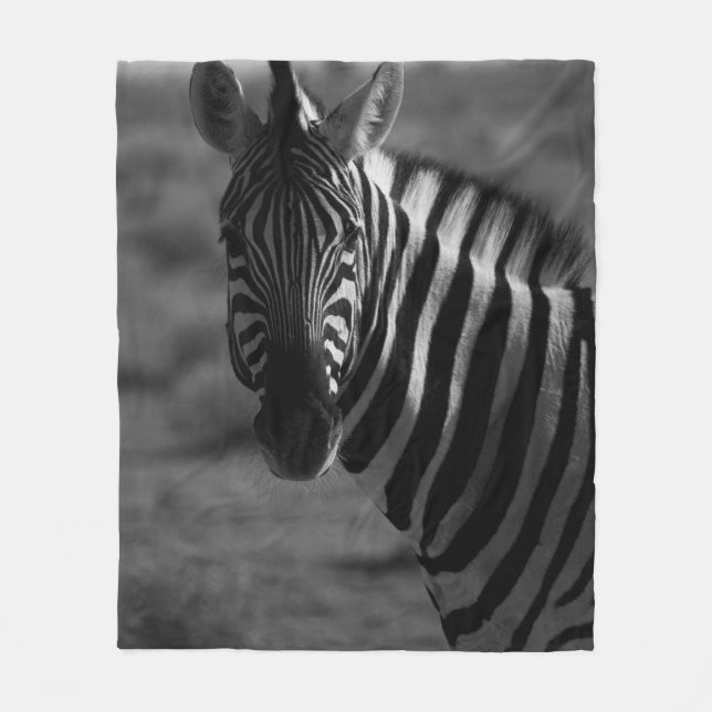 COUVERTURE POLAIRE PHOTO À L'ÉCHELLE GRAPHIQUE DE ZEBRA (Devant)