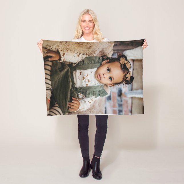 Couverture Polaire Photo bébé (En situation)