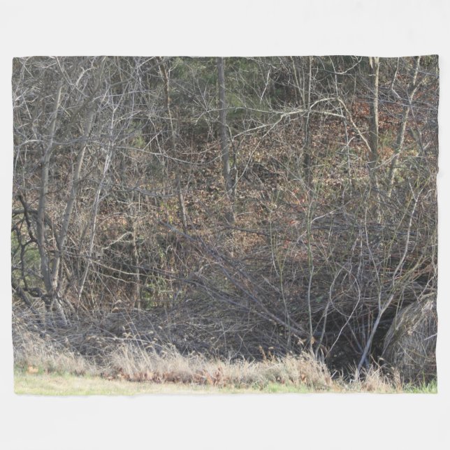 COUVERTURE POLAIRE PHOTO CAMO #25 FLEECE BLANKET (Devant (Horizontal))