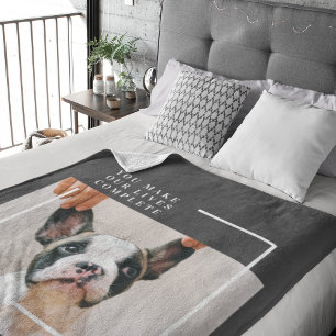Couverture Polaire Photo de chien moderne   Devis de chien