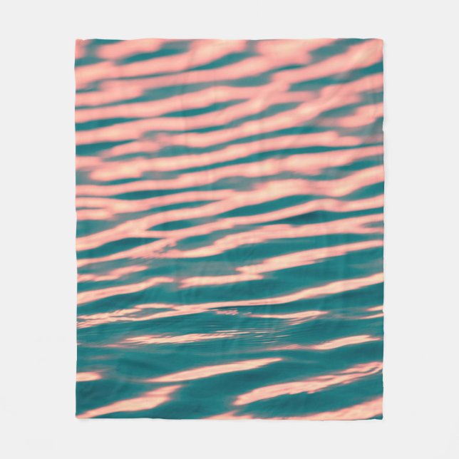 Couverture Polaire Photo de fond du corps calme de w (Devant)