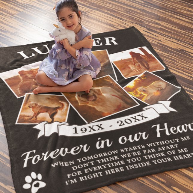 Couverture Polaire Photo In Love Memory Chien (Créateur téléchargé)