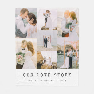 Couverture Polaire Photo Mariage Moderne