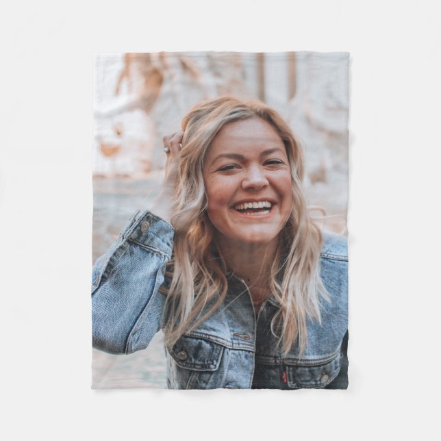 Couverture Polaire Photo personnalisée (Devant)