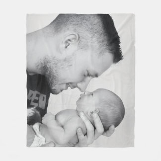 Couverture Polaire Photo personnalisée