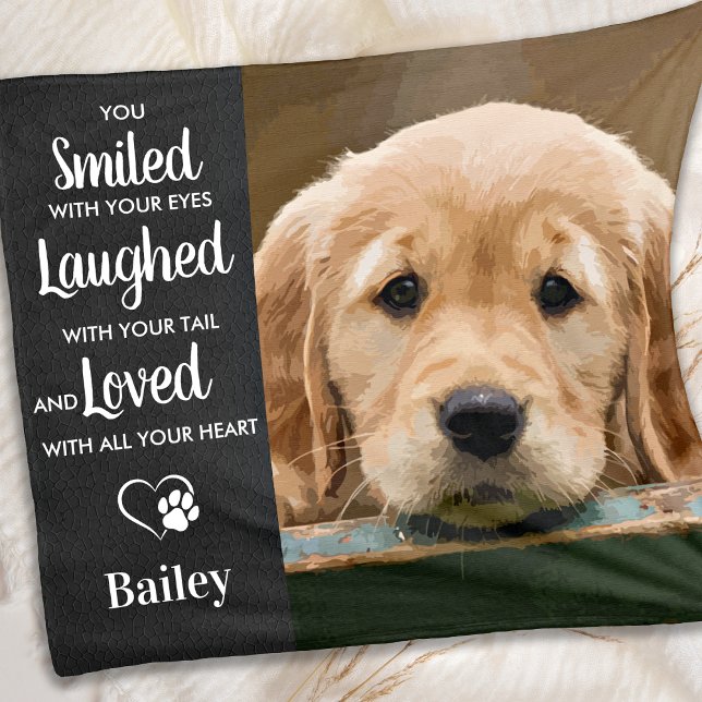 Couverture Polaire Photo personnalisée Monument commémoratif pour ani (Créateur téléchargé)