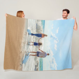 Couverture Polaire Photo personnalisée - Unique votre propre concept