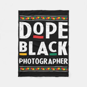 Couverture Polaire Photographe Noir Drogue Juneteenth Histoire Noire 