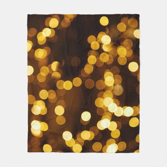 Couverture Polaire Photographie de Bokeh (Devant)