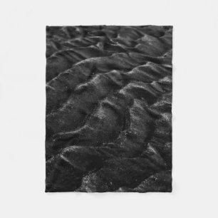 Couverture Polaire Photographie en niveaux de gris du sable