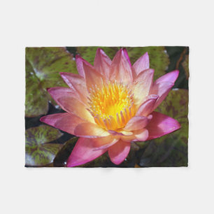 Couverture Polaire Photos Pink Water Lily