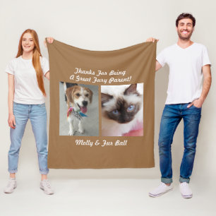Couverture Polaire Photos pour animaux de compagnie ou de famille, Me