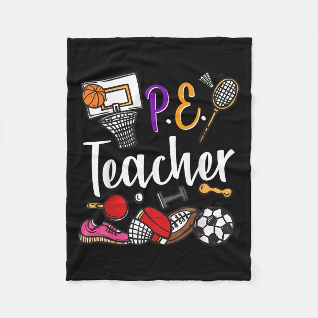 Couverture Polaire Physical Education Teacher Proud Pe Teacher Srts C (Devant)