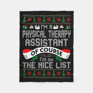 Couverture Polaire Physical Therapy Istant On Nice List Christmas 