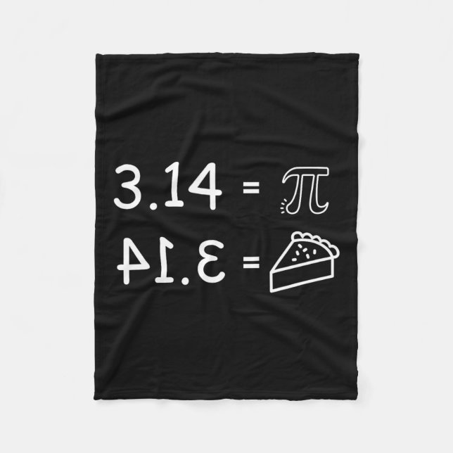 Couverture Polaire Pi Conspiration Pie Fun Pi Day Math (Devant)