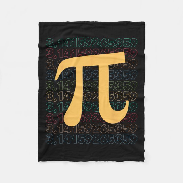 Couverture Polaire Pi Day 3.14 Enseignants en sciences mathématiques  (Devant)