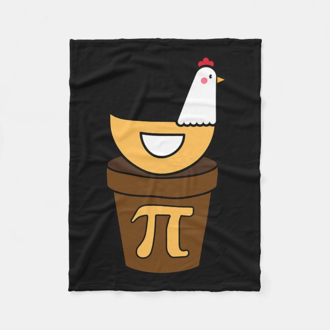 Couverture Polaire Pi Day Pot Pie 3.14 Math Science Drôle Garçon (Devant)