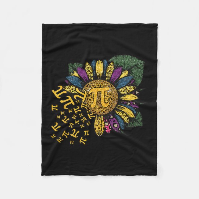 Couverture Polaire Pi Day Sunflower 3 (Devant)