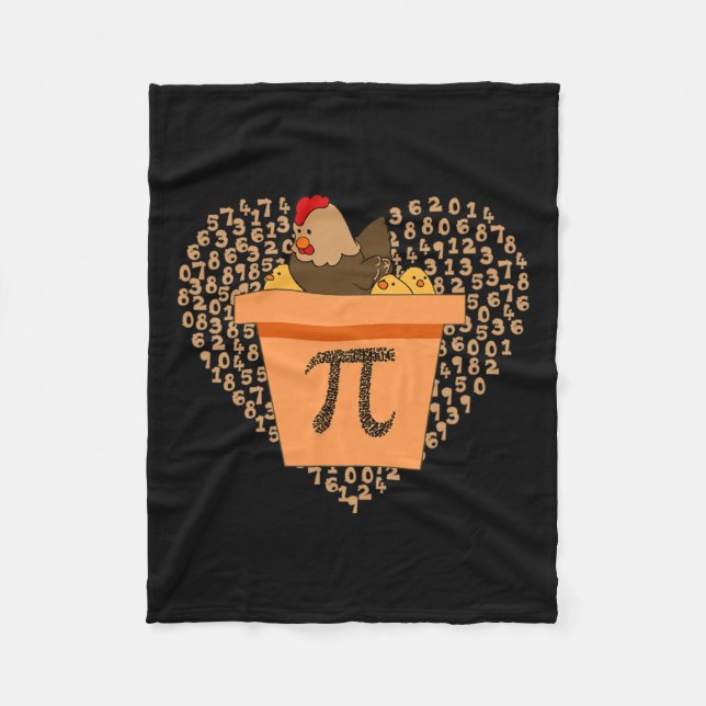 Couverture Polaire Pi Jour Pot Pi Pie Math 3.14 (Devant)