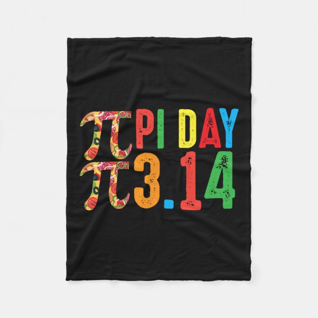 Couverture Polaire Pi Math Science Stem Don 3.14 Pi Jour 2 (Devant)
