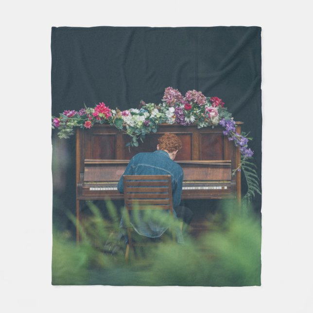 Couverture Polaire Piano cool (Devant)
