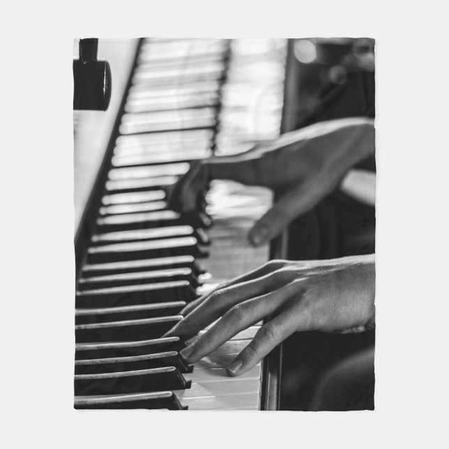 Couverture Polaire Piano génial (Devant)
