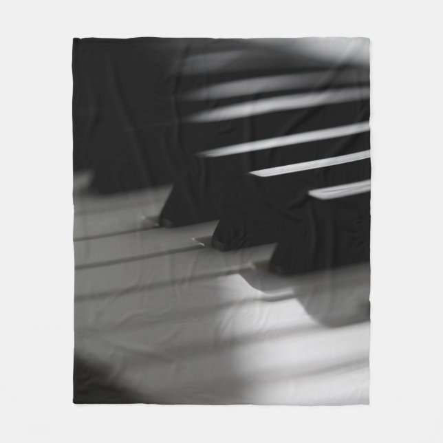 Couverture Polaire Piano gentil (Devant)