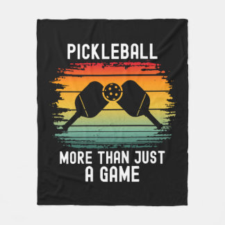 Couverture Polaire Pickleball Plus Qu'Un Jeu