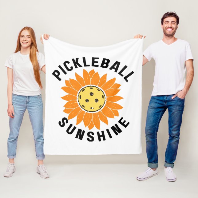 Couverture Polaire Pickleball soleil (En situation)