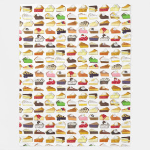Couverture Polaire Pie Social Pi Day Slices Cuisine de dessert Vente