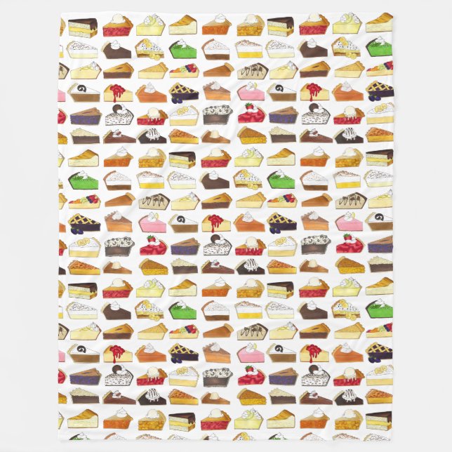 Couverture Polaire Pie Social Pi Day Slices Cuisine de dessert Vente  (Devant)