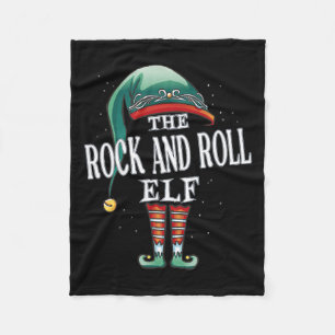 Couverture Polaire Pièce De Pyjama Rock Et Roll Elf Christmas Group X