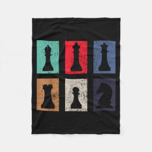 Couverture Polaire Pièces d'échecs