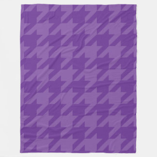 Couverture Polaire Pied de fond violet et lavande