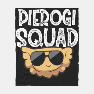 Couverture Polaire Pierogi Squad Polish Food Poland Funny