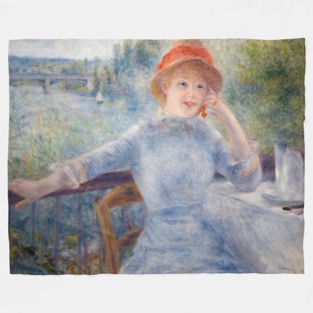 Couverture Polaire Pierre Auguste Renoir - Alphonsine Fournaise (Devant (Horizontal))