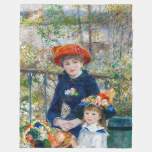 Couverture Polaire Pierre-Auguste Renoir - Deux sœurs sur la terrasse