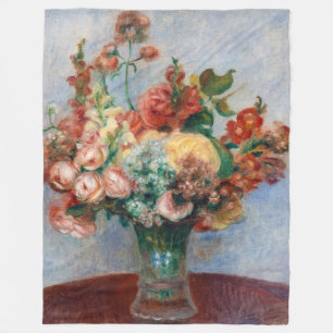 Couverture Polaire Pierre-Auguste Renoir - Fleurs dans un Vase