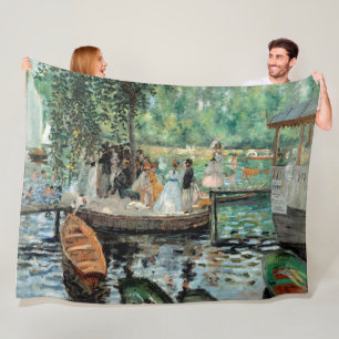 Couverture Polaire Pierre-Auguste Renoir La Grenouill Fleece Blanket