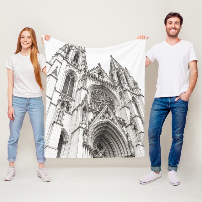 Couverture Polaire Pierre et Ombre (En situation)