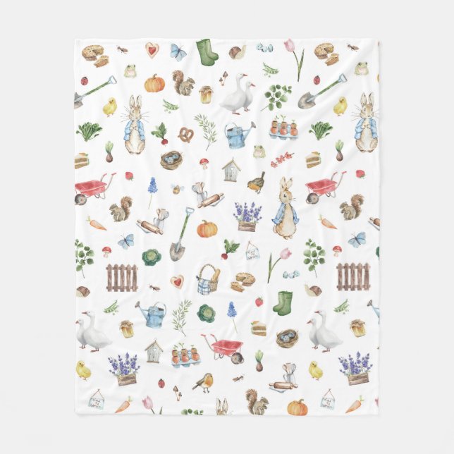 Couverture Polaire Pierre le lapin (Devant)